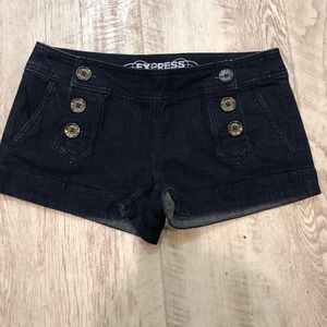 Express demin shorts